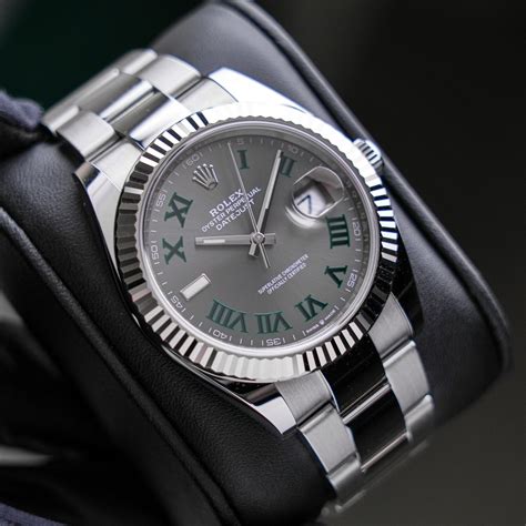 rolex wimbledon 41mm for sale|Rolex datejust 41 Wimbledon price.